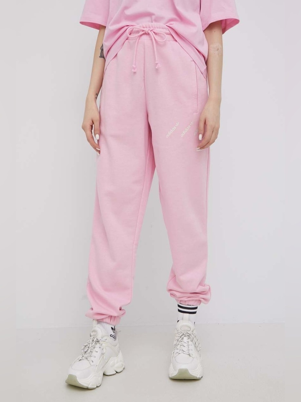 Adidas French Terry Womens Track Pants